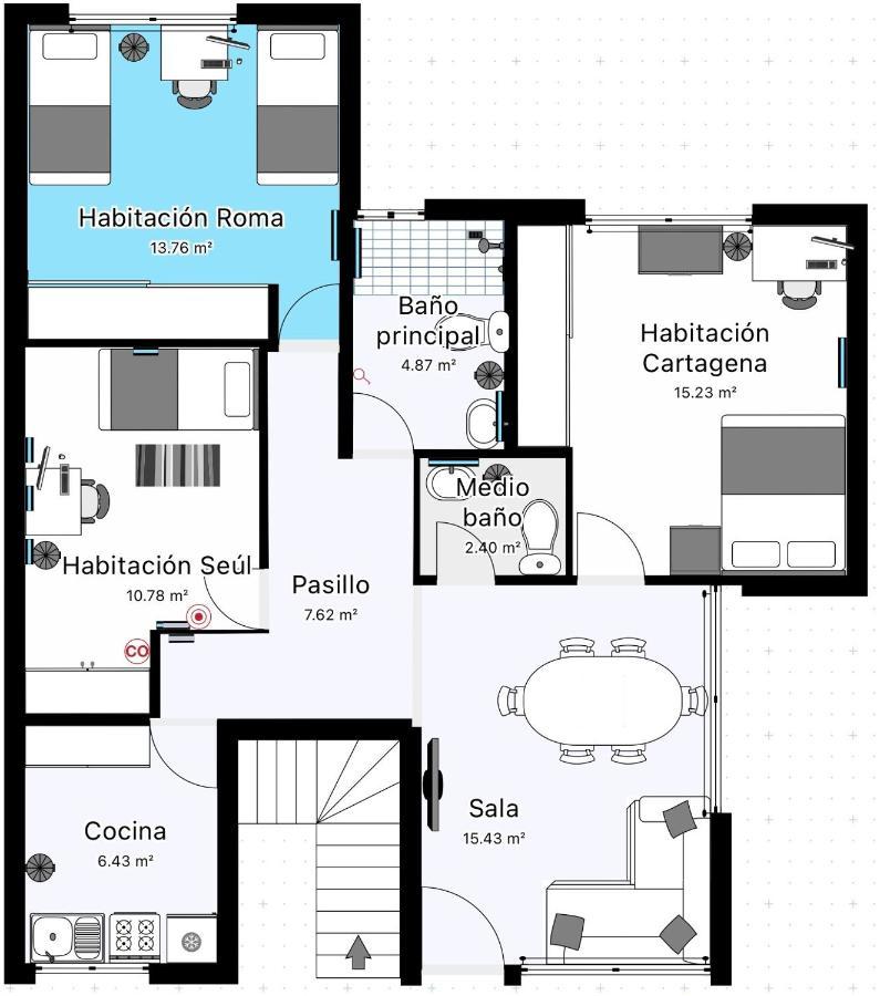 Habitacion Roma Apartment Mexico City Exterior photo